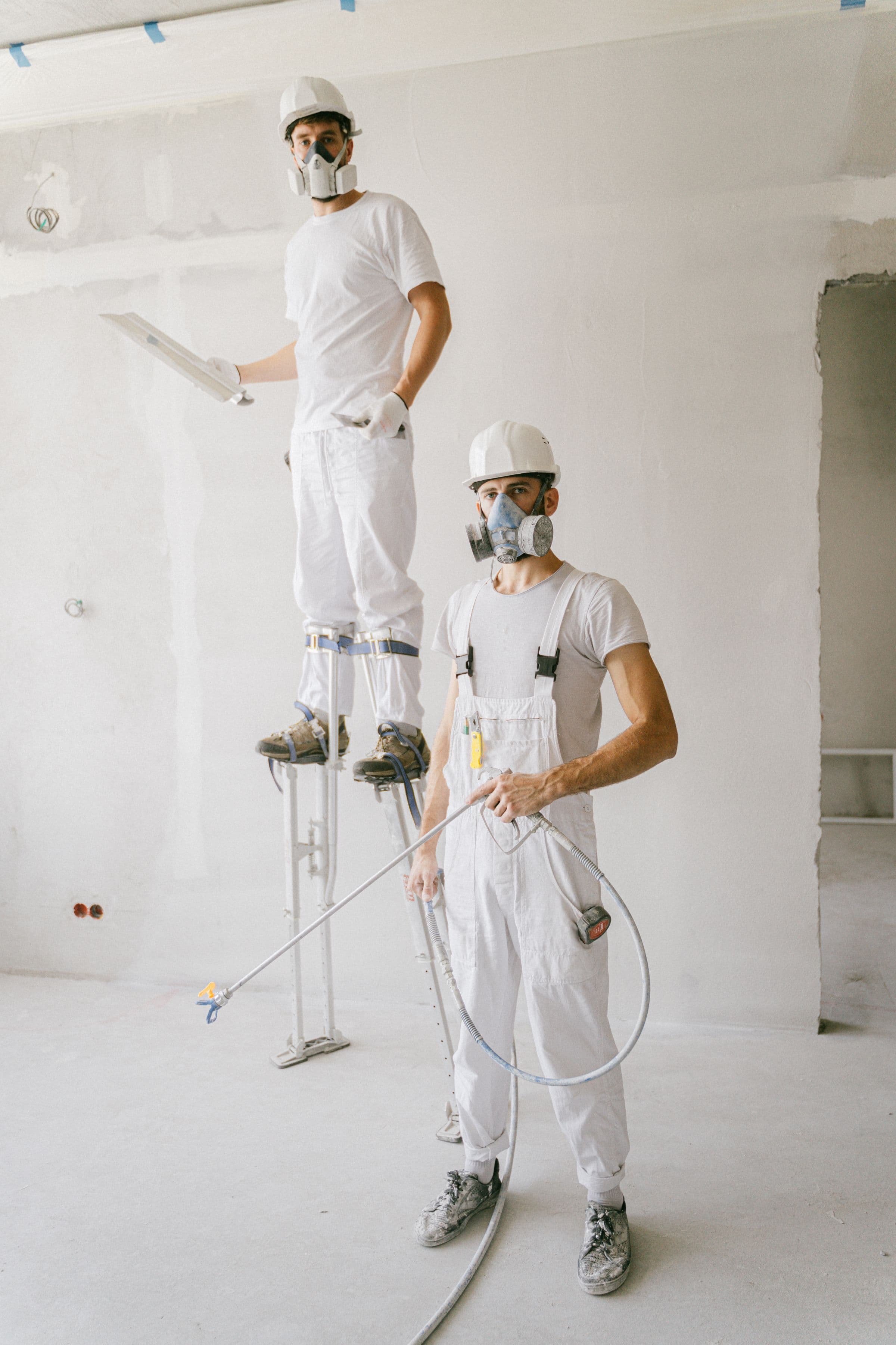 DuraCoat crew painting a large interior space