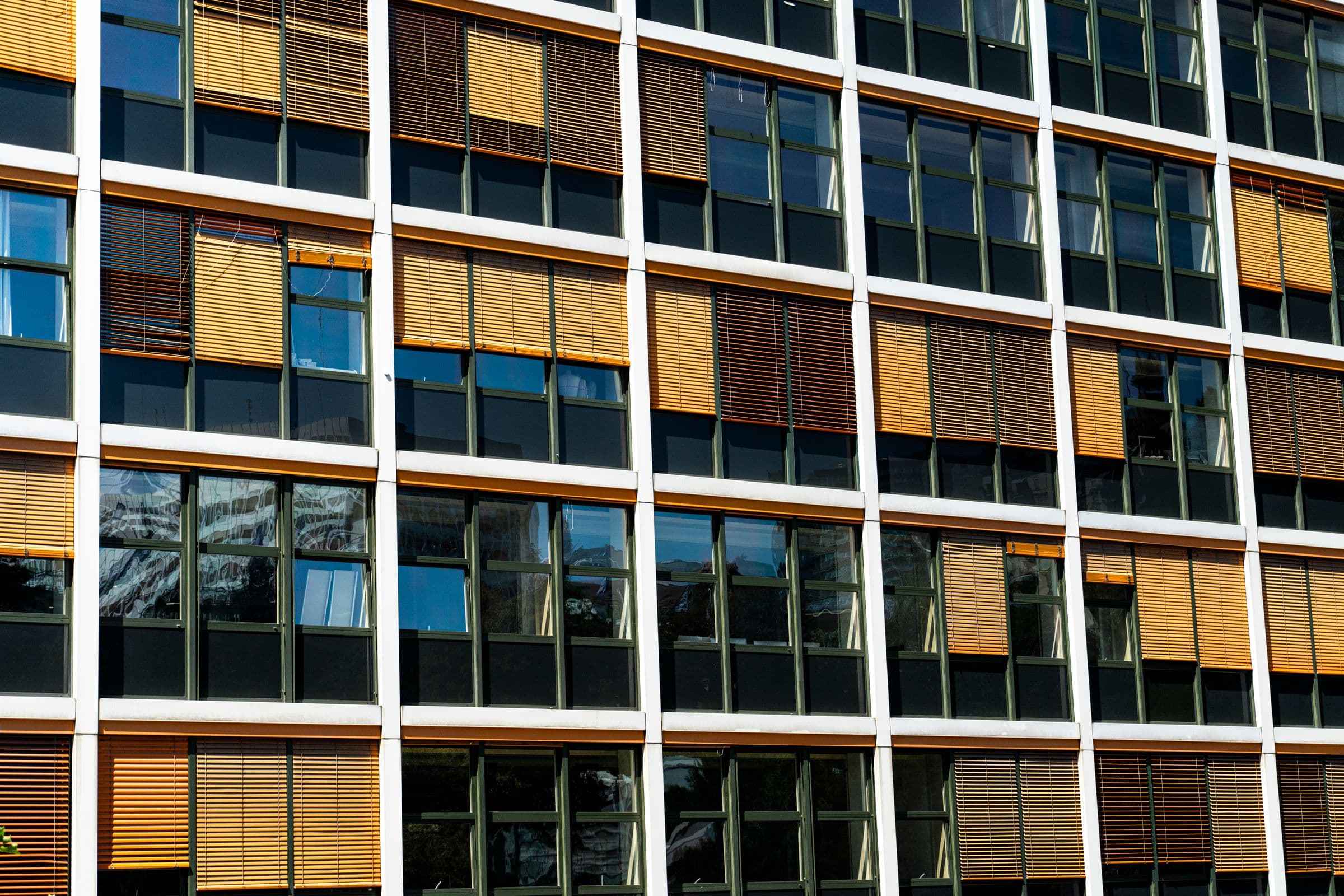 Modern commercial office building facade